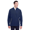 North End Men's Classic Navy/Carbon Quest Stretch Quarter-Zip