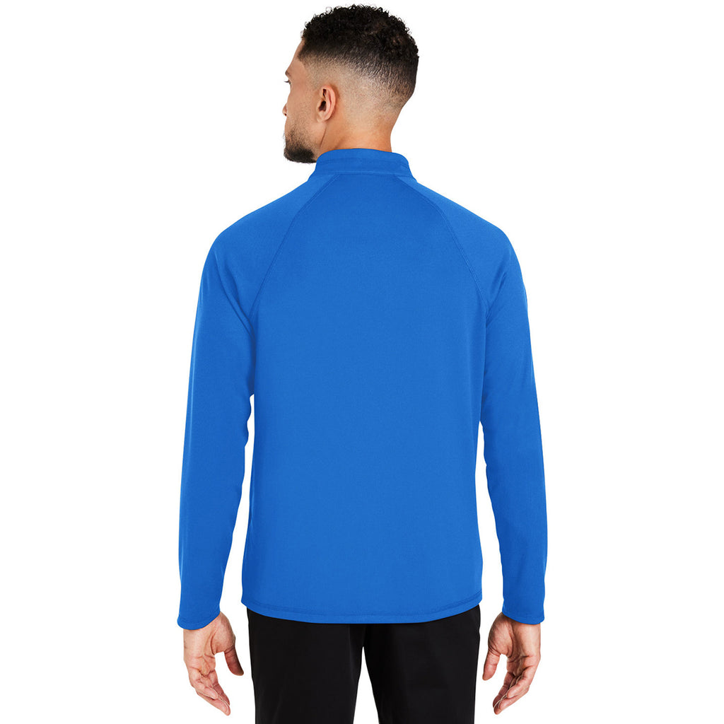 North End Men's Light Nautical Blue Revive Coolcore Quarter Zip