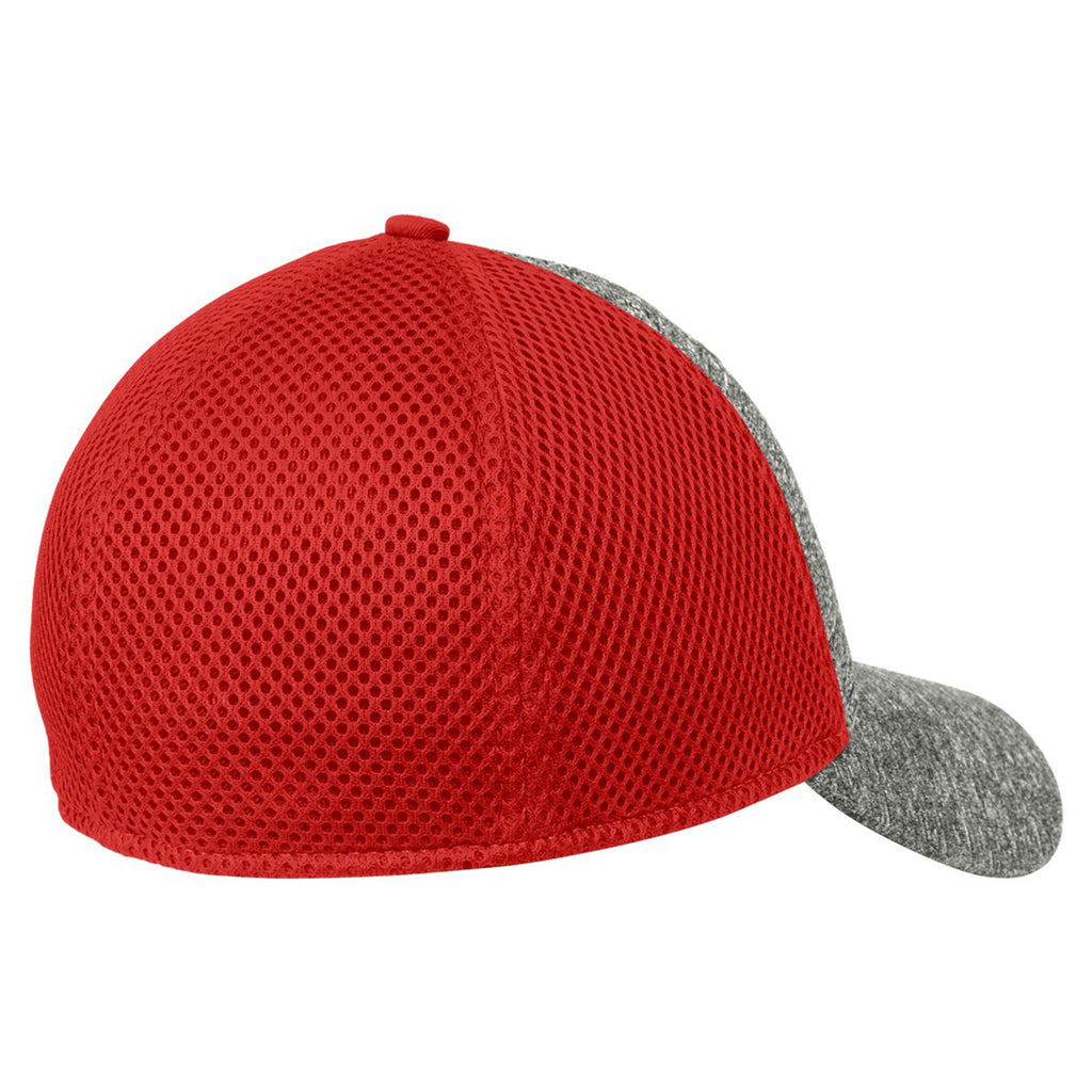 New Era Scarlet Red/Shadow Heather Shadow Stretch Mesh Cap