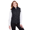 North End Women's Black/Black/Carbon Pioneer Hybrid Vest