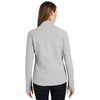 North End Women's Platinum Heather Spirit Textured Quarter Zip