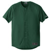 New Era Men's Dark Green Diamond Era Full-Button Jersey