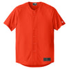 New Era Men's Deep Orange Diamond Era Full-Button Jersey