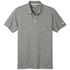 New Era Men's Shadow Grey Twist Slub Polo