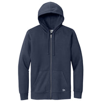 New Era Men's True Navy Comeback Fleece Full-Zip Hoodie