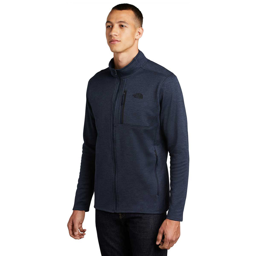 The North Face Men's Urban Navy Heather Skyline Full-Zip Fleece Jacket