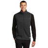 The North Face Men's Black Heather Sweater Fleece Vest