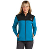 The North Face Women's Hero Blue/ TNF Black Glacier Full-Zip Fleece Jacket