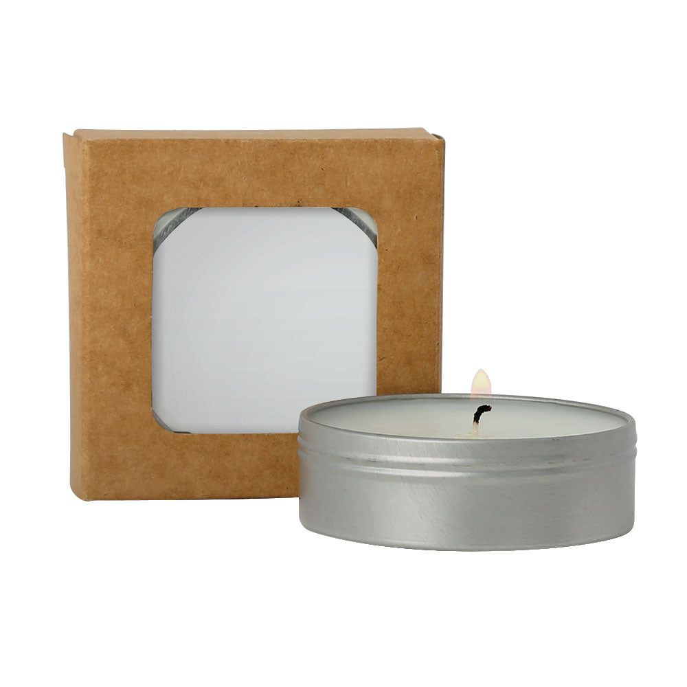 SnugZ Sugar Cookie/Silver Scented Candle in Kraft Window Box 2 oz.