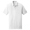 Nike Men's White Dri-FIT Hex Textured Polo