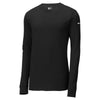 Nike Men's Black Core Cotton Long Sleeve Tee