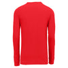 Nike Men's University Red Core Cotton Long Sleeve Tee