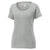 Nike Women's Dark Grey Heather Core Cotton Scoop Neck Tee