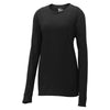 Nike Women's Black Core Cotton Long Sleeve Tee