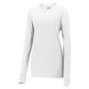 Nike Women's White Core Cotton Long Sleeve Tee