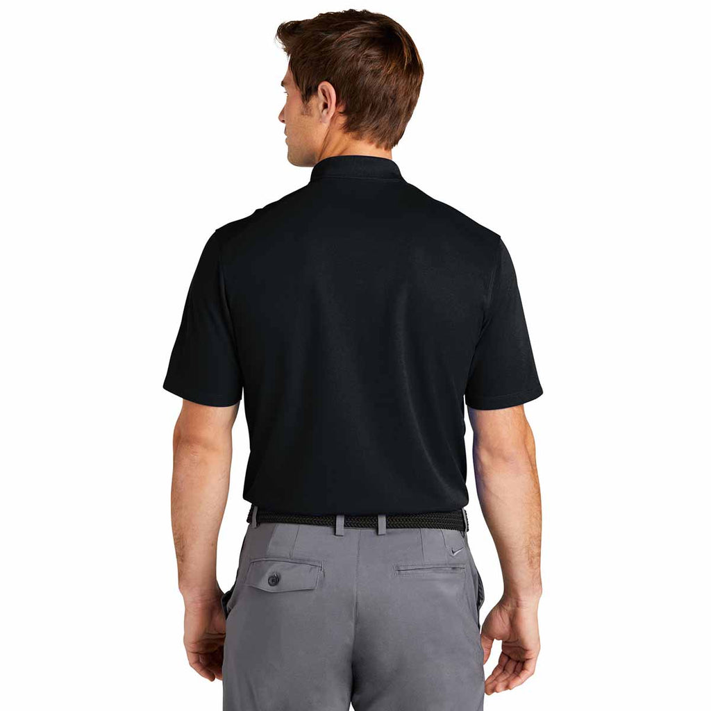 Nike Men's Black Dri-FIT Micro Pique 2.0 Polo