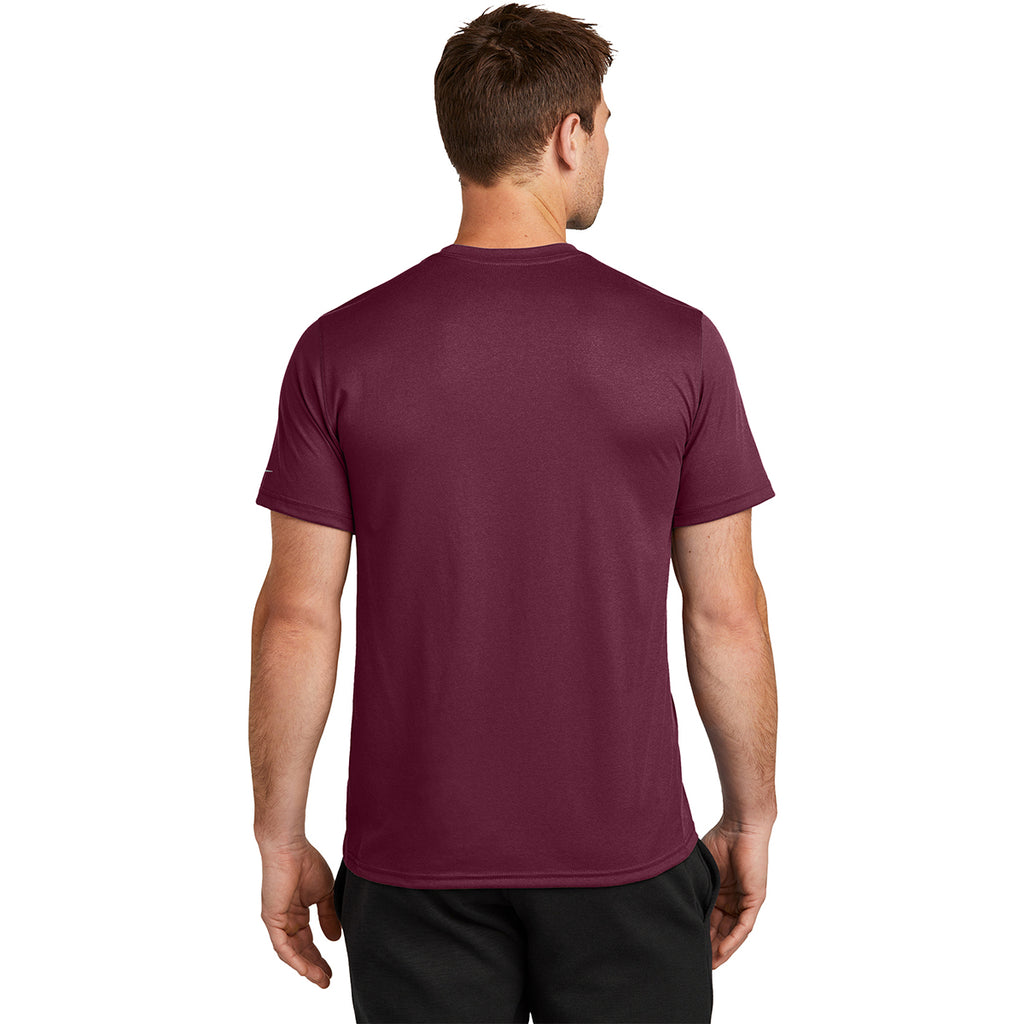 Nike Men's Deep Maroon Swoosh Sleeve rLegend Tee