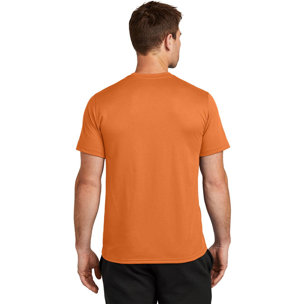 Nike Men's Desert Orange Swoosh Sleeve rLegend Tee