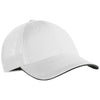 Nike White/White Stretch-to-Fit Mesh Back Cap