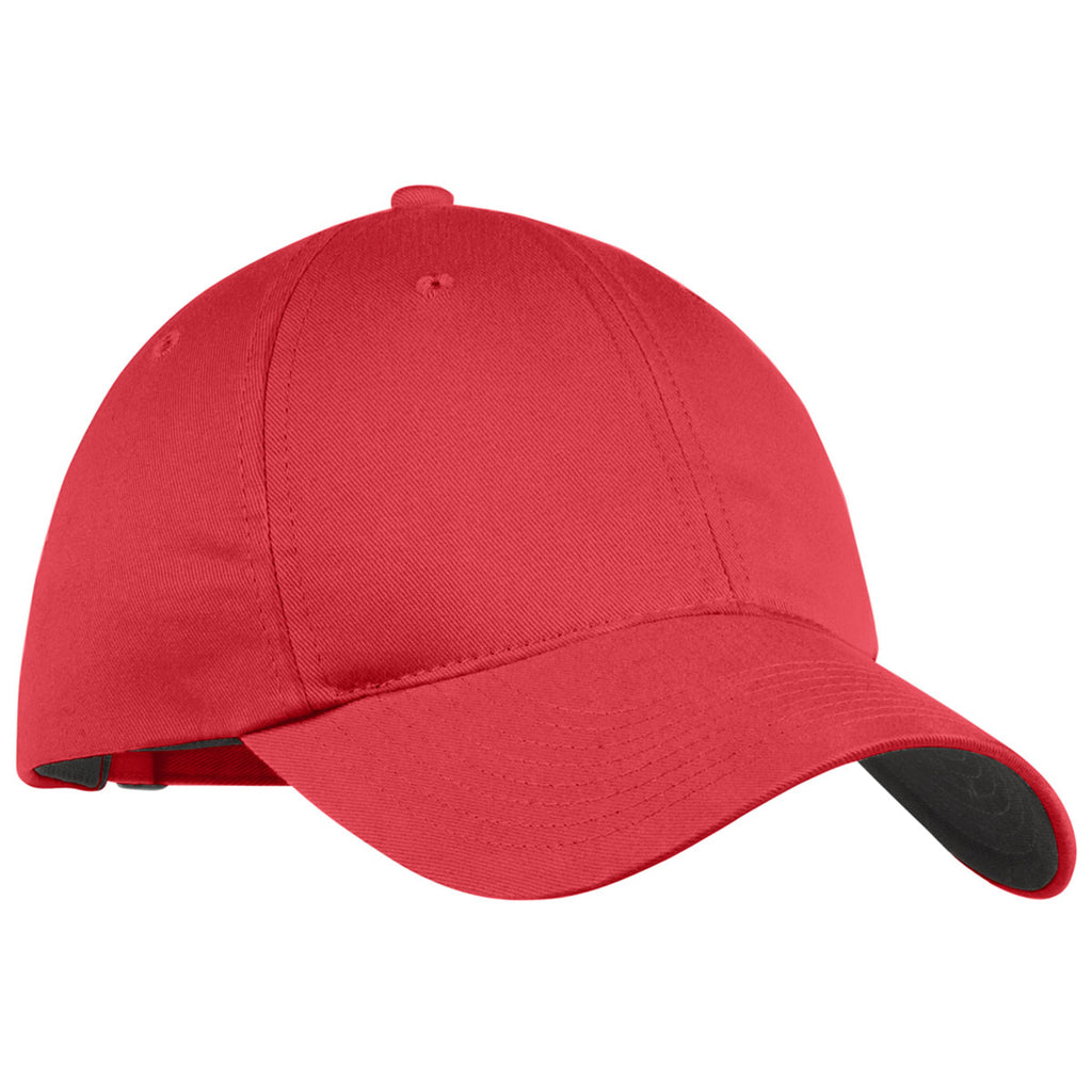 Nike Gym Red Unstructured Cotton/Poly Twill Cap