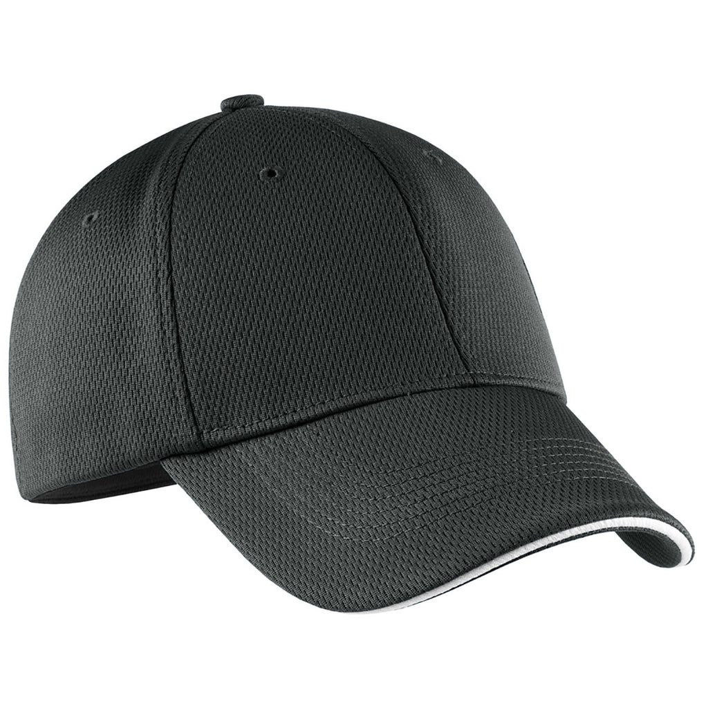 Nike Anthracite/White Dri-FIT Stretch Mesh Sandwich Bill Cap