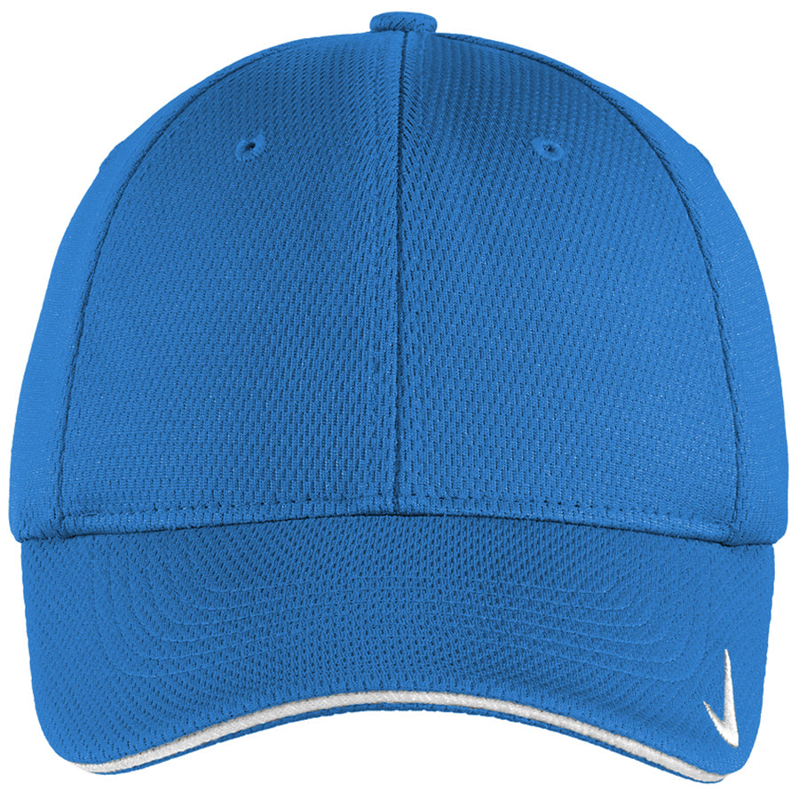 Nike Game Royal/White Dri-FIT Stretch Mesh Sandwich Bill Cap