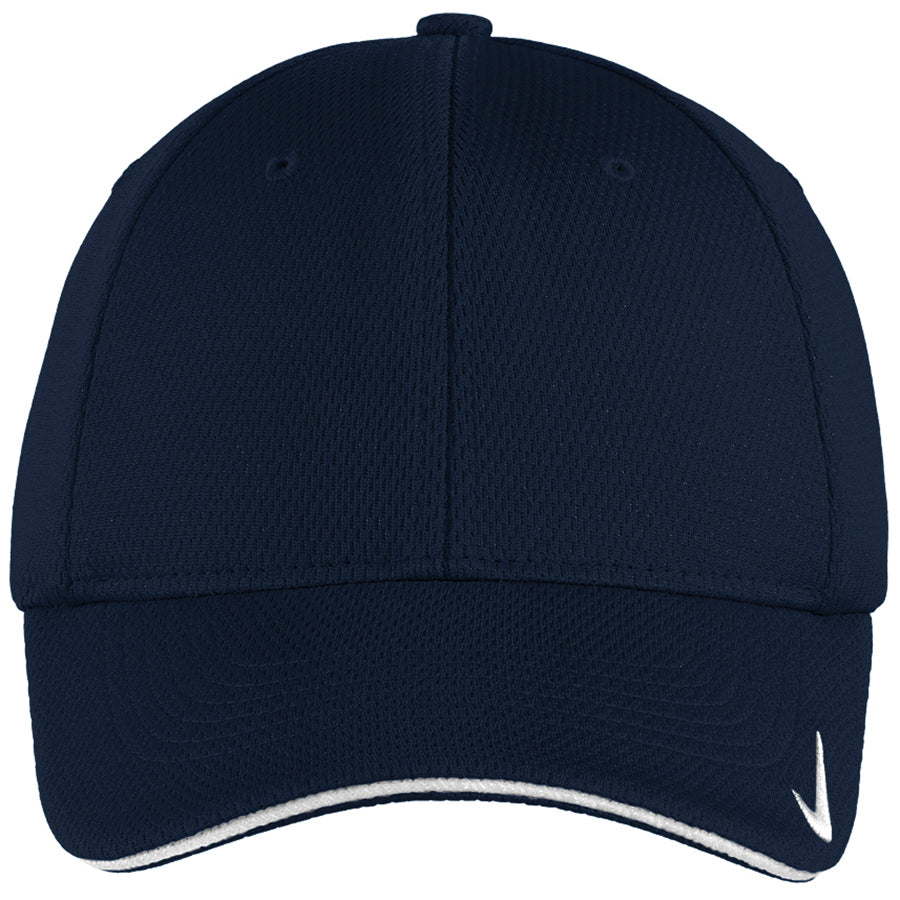 Nike Navy/White Dri-FIT Stretch Mesh Sandwich Bill Cap