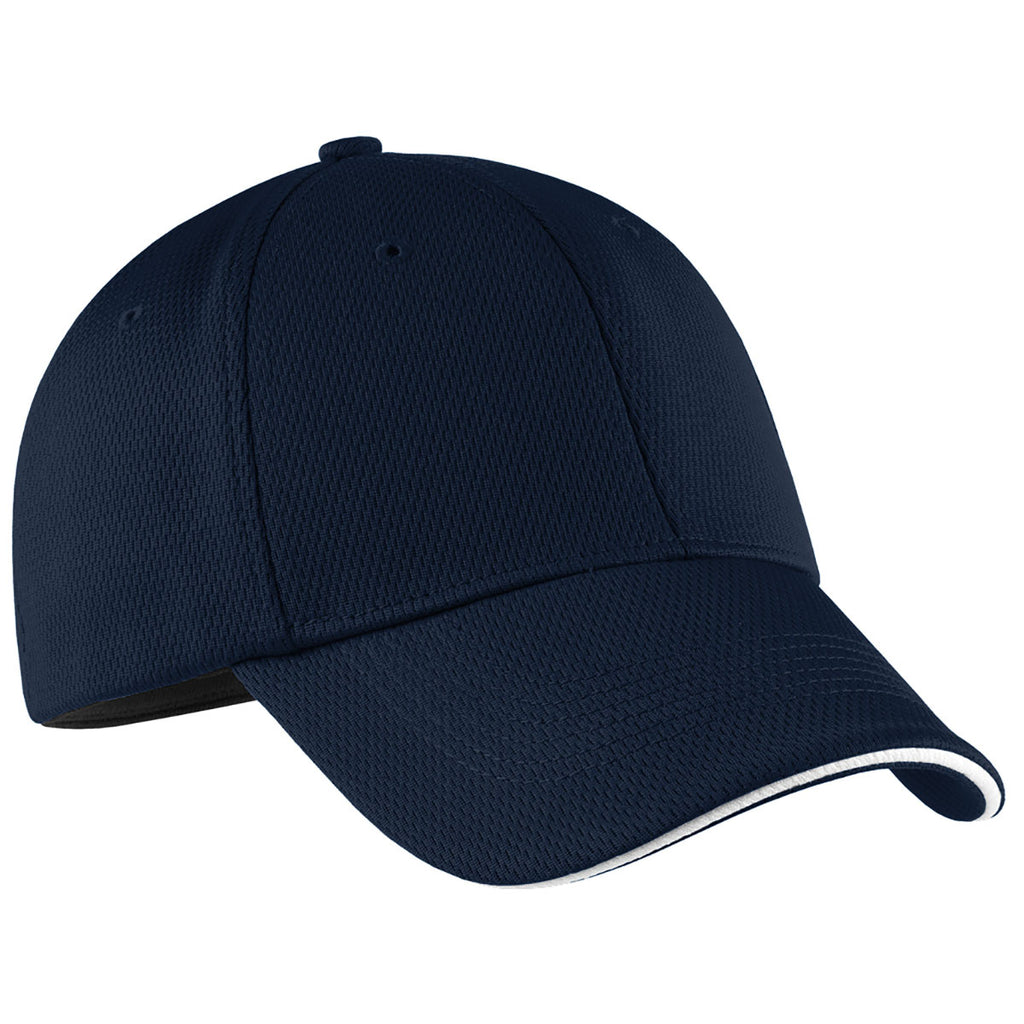 Nike Navy/White Dri-FIT Stretch Mesh Sandwich Bill Cap