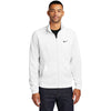 Nike Men's White Full-Zip Chest Swoosh Jacket