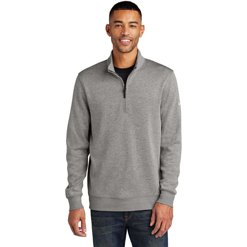 Nike Men's Grey Dri-FIT Corporate 1/2-Zip