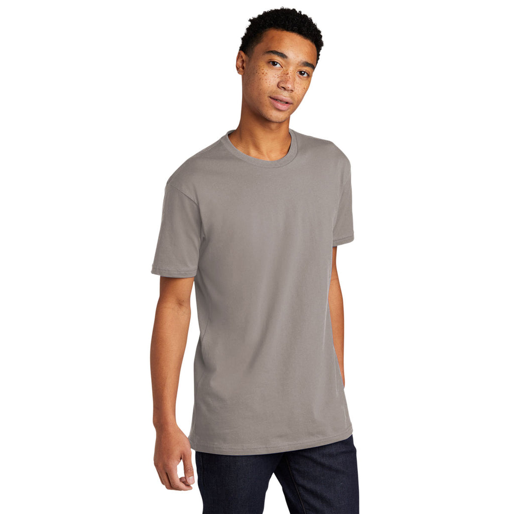 Next Level Unisex Light Grey Cotton Tee