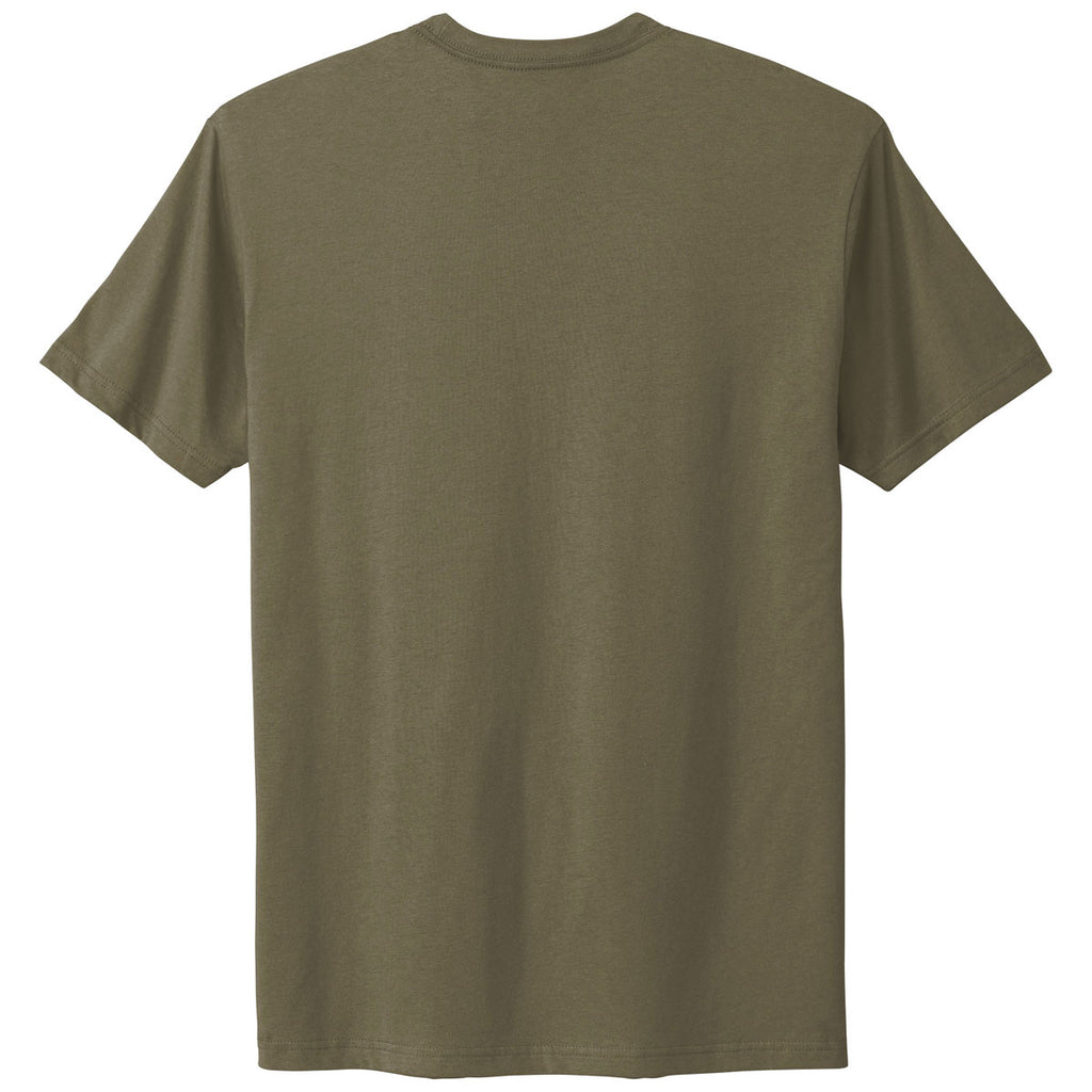 Next Level Unisex Military Green Cotton Tee