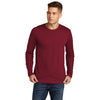 Next Level Men's Cardinal Cotton Long Sleeve Tee