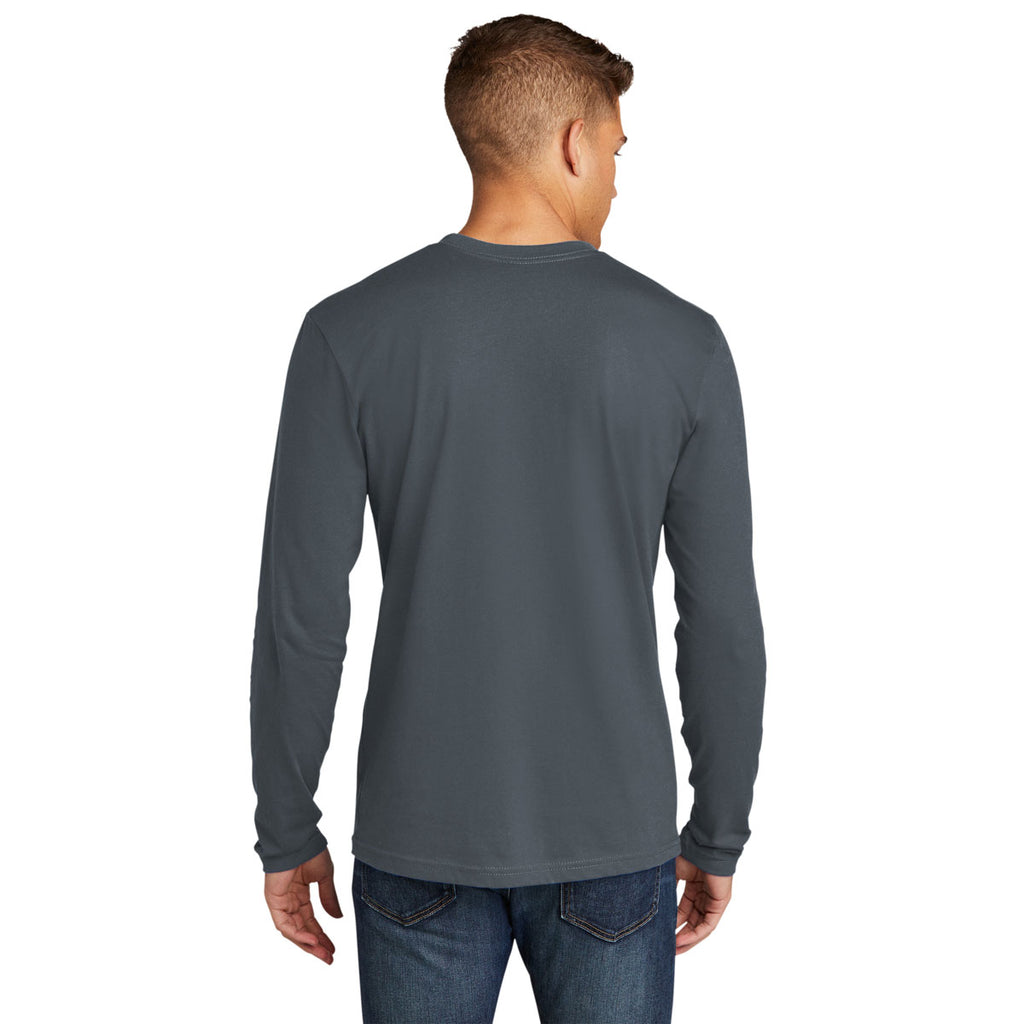 Next Level Men's Indigo Cotton Long Sleeve Tee