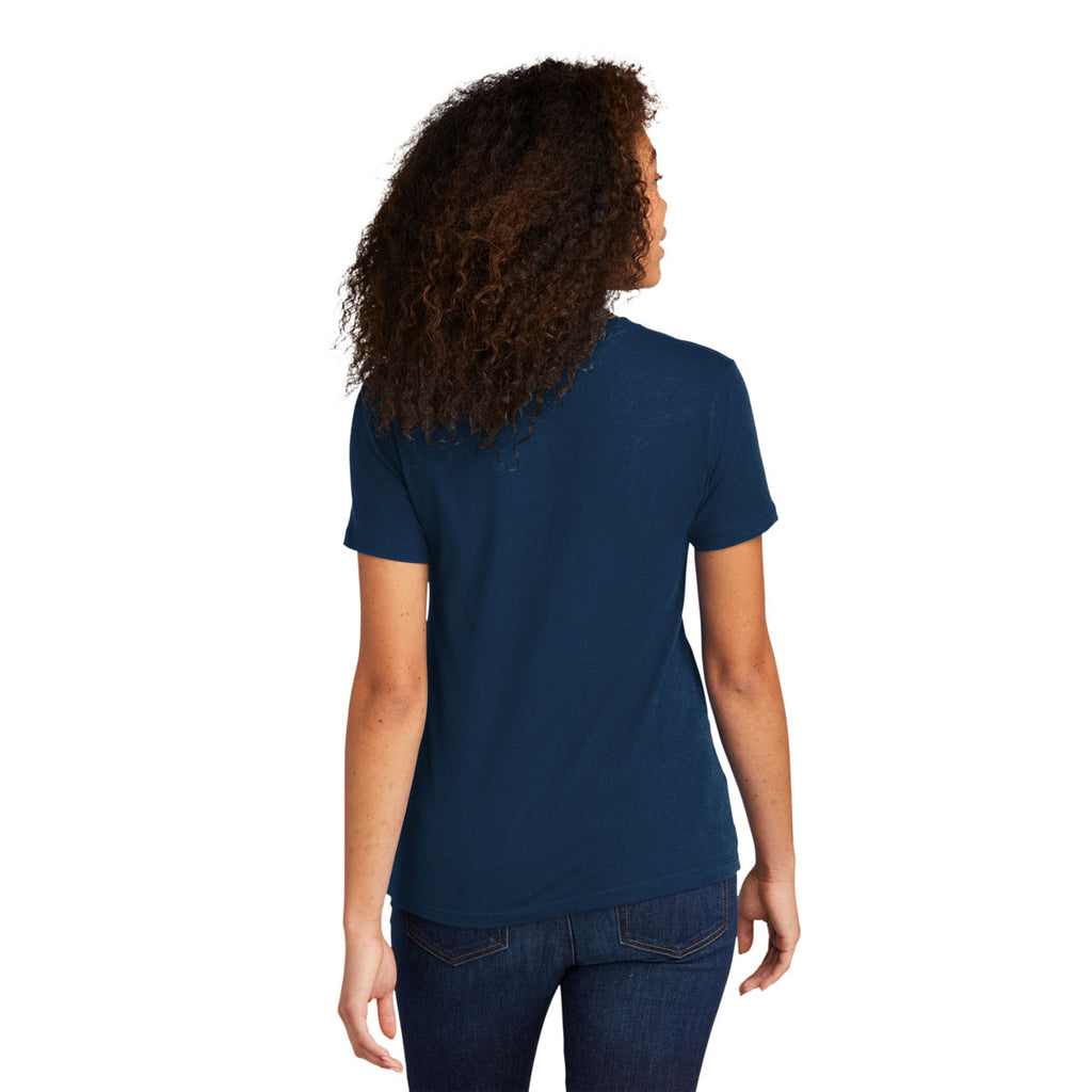 Next Level Women's Cool Blue Cotton Boyfriend Tee