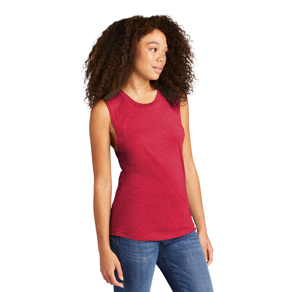 Next Level Women's Red Festival Muscle Tank