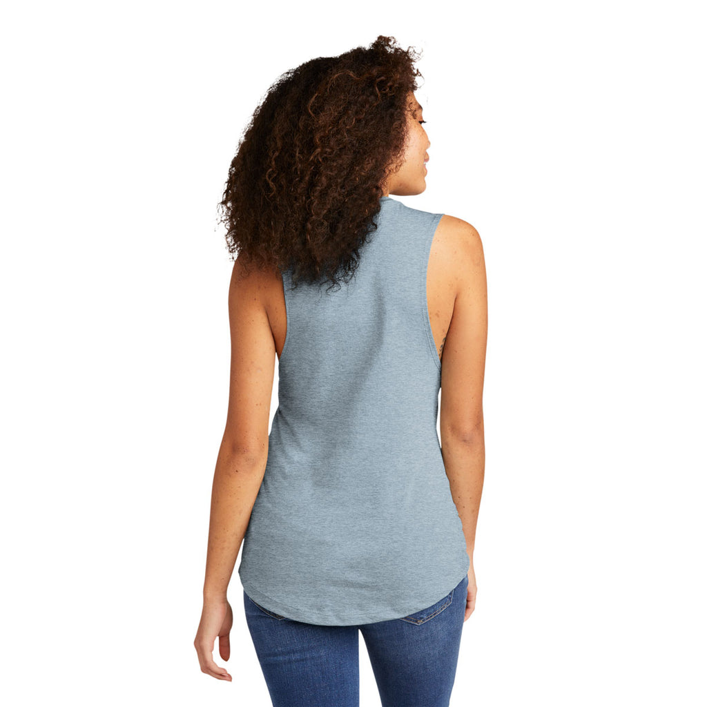 Next Level Women's Stonewash Denim Festival Muscle Tank