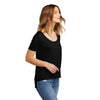 Next Level Women's Black Festival Scoop Neck Tee