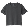 Next Level Women's Charcoal Festival Cali Crop Tee