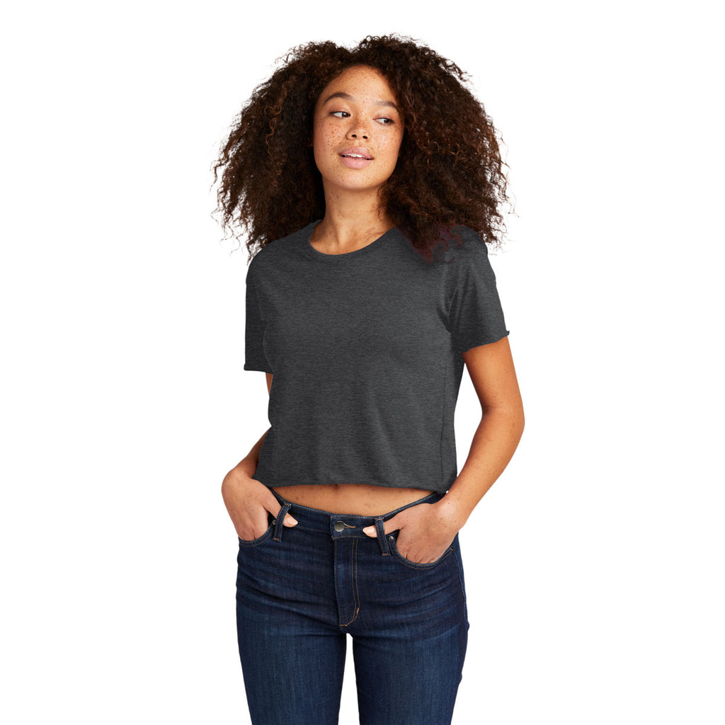 Next Level Women's Charcoal Festival Cali Crop Tee