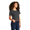 Next Level Women's Charcoal Festival Cali Crop Tee