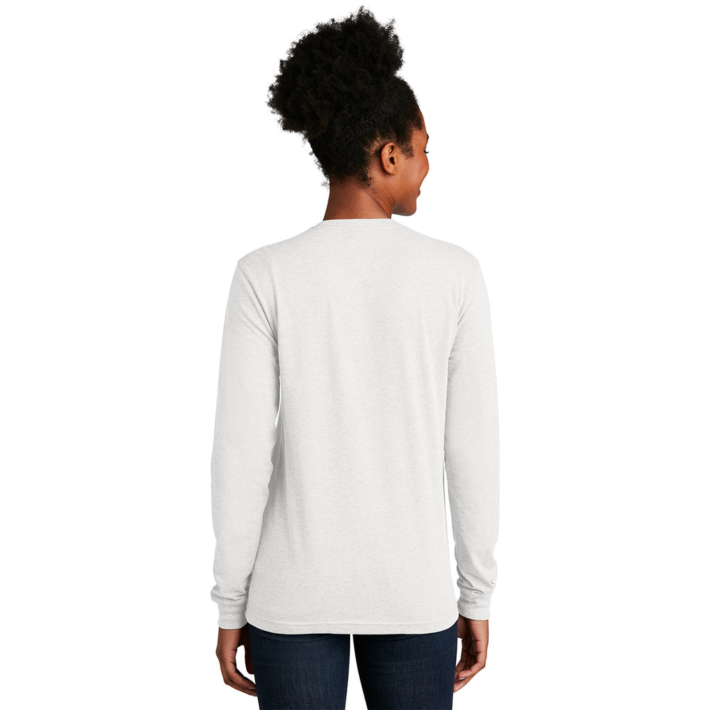 Next Level Apparel Unisex White CVC Long Sleeve Tee