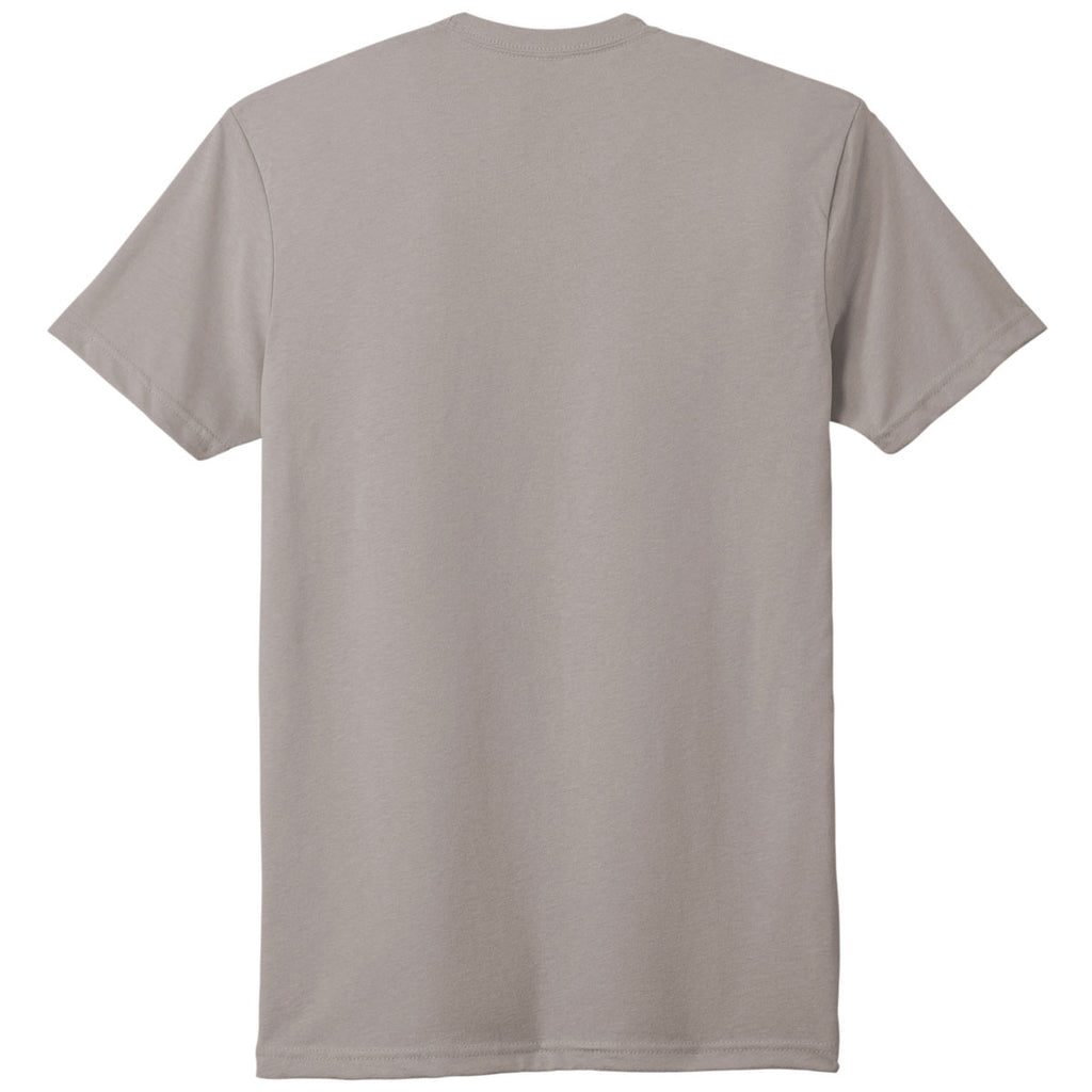 Next Level Unisex Light Grey CVC Sueded Tee