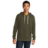 Next Level Unisex Military Green Beach Fleece Pullover Hoodie