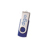 K & R Blue Rotating USB - 1GB