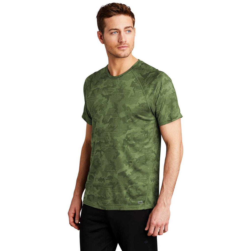 OGIO Men's Grit Green Camo Endurance Pulse Phantom Tee