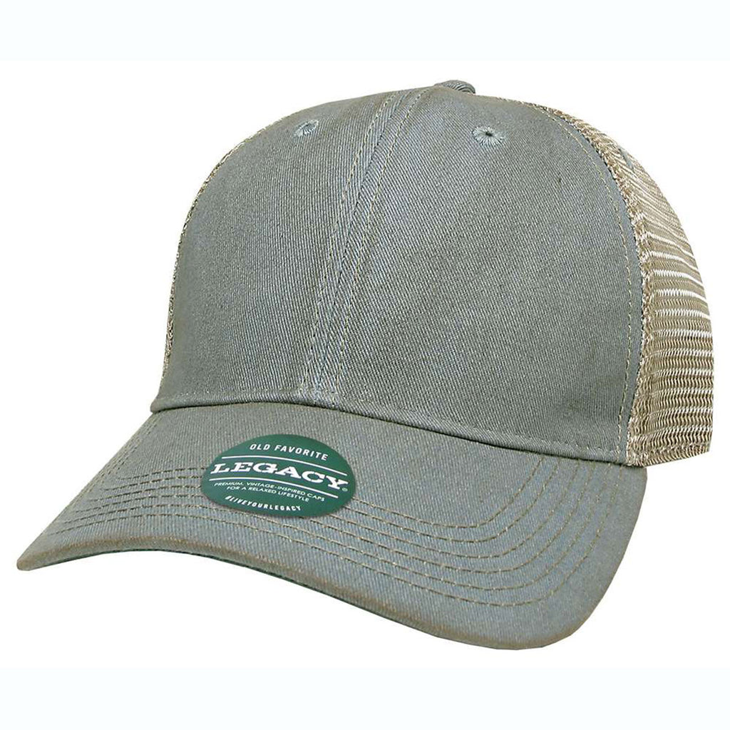 Legacy Light Blue/Khaki Old Favorite Trucker Cap