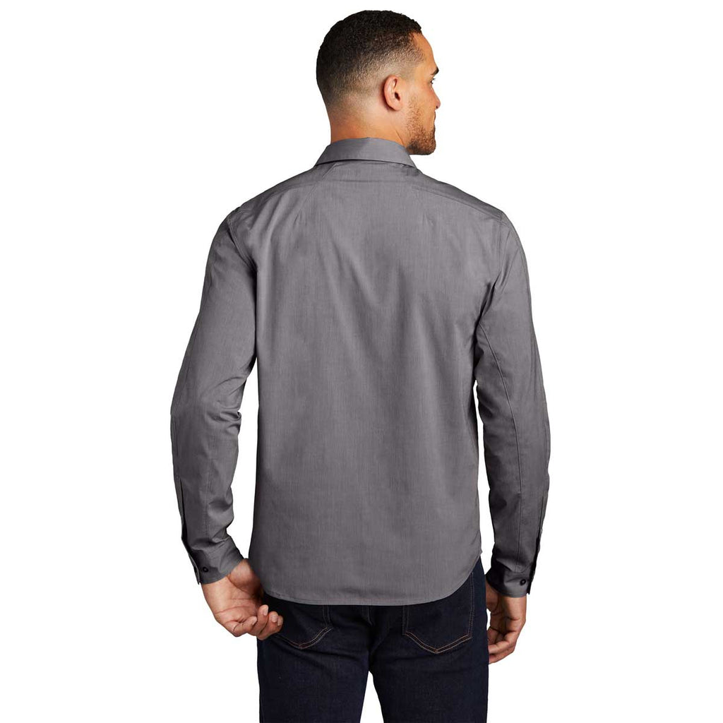 OGIO Men's Gear Grey Heather Commuter Woven Shirt