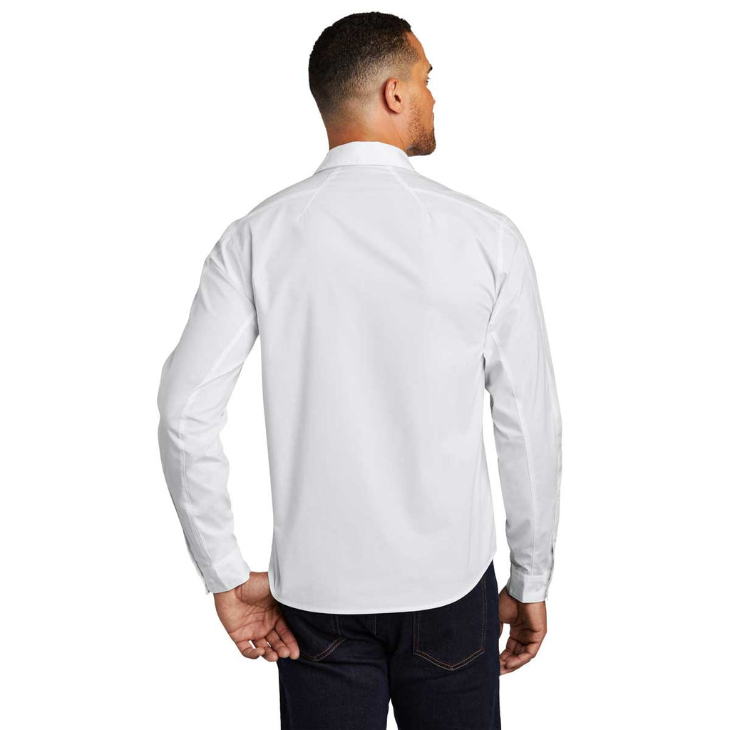 OGIO Men's White Commuter Woven Shirt