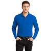 OGIO Men's Electric Blue Caliber 2.0 Long Sleeve Polo